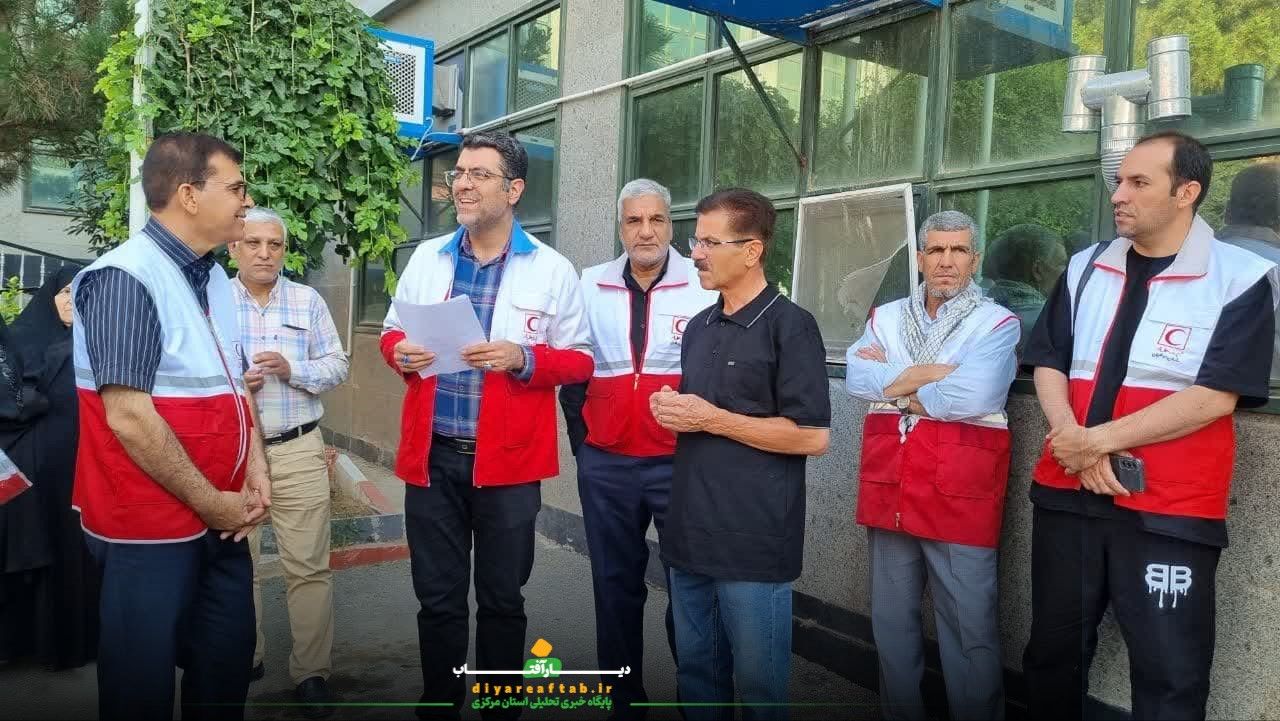 حضور فعال تیم پزشکی هلال احمر در کربلا