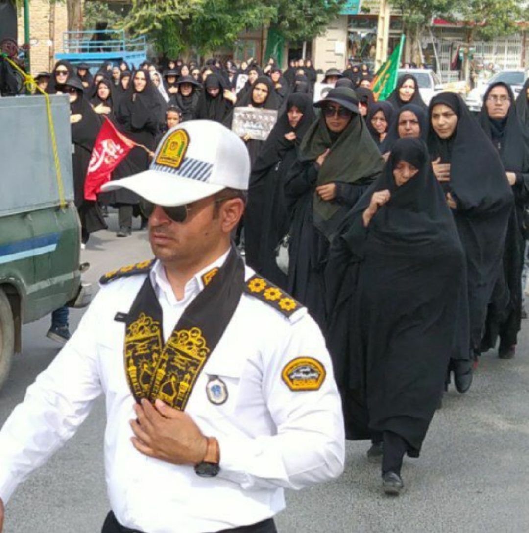 مراسم جاماندگان اربعین در خنداب برگزار شد