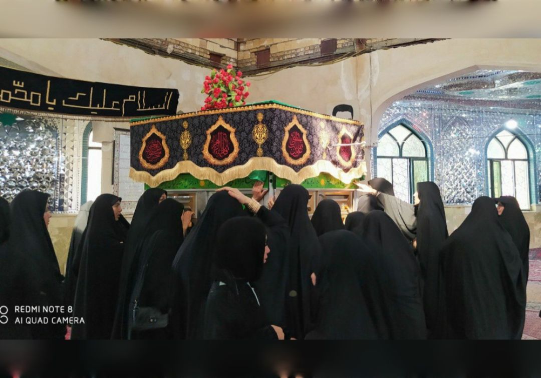 مراسم جاماندگان اربعین در خنداب برگزار شد