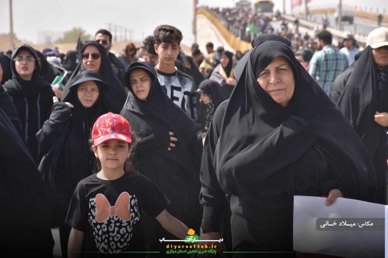کاروان اراکی جاماندگان اربعین در مسیر عشق