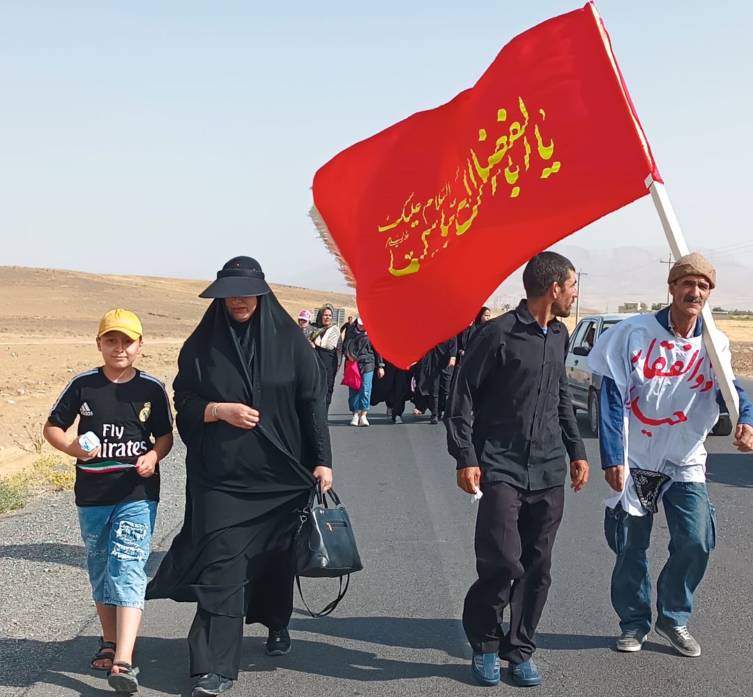 قدمهایی در مسیر عشق حسینی در کمیجان
