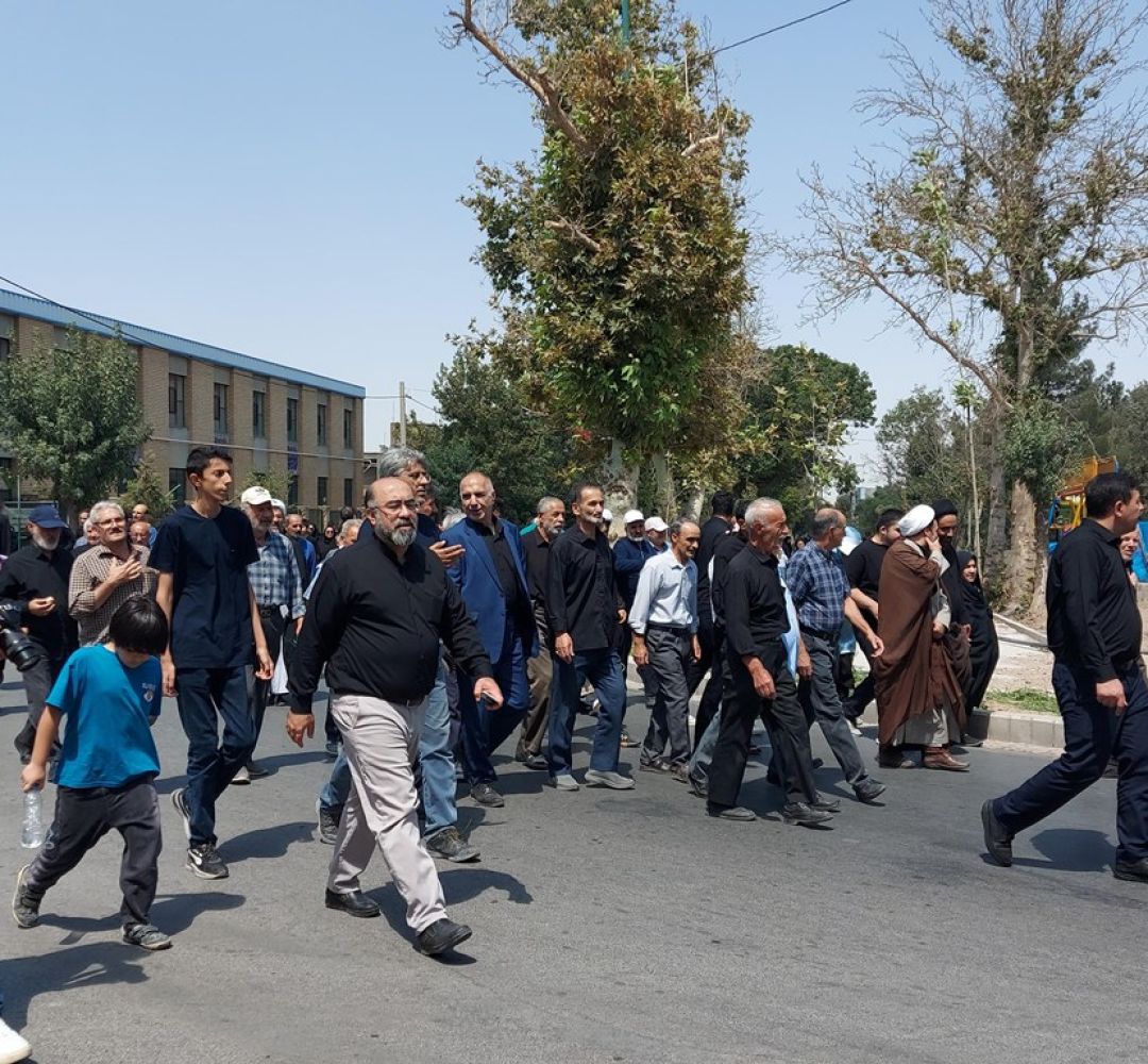 پیادهروی جاماندگان حسینی در تفرش
