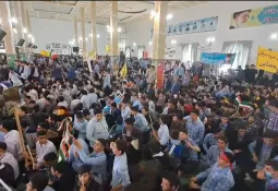 اجتماع دشمنشکن دانشآموزان ساوجی