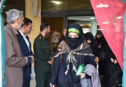 مراسم بدرقه کاروان راهیاننور دانشآموزی اراک