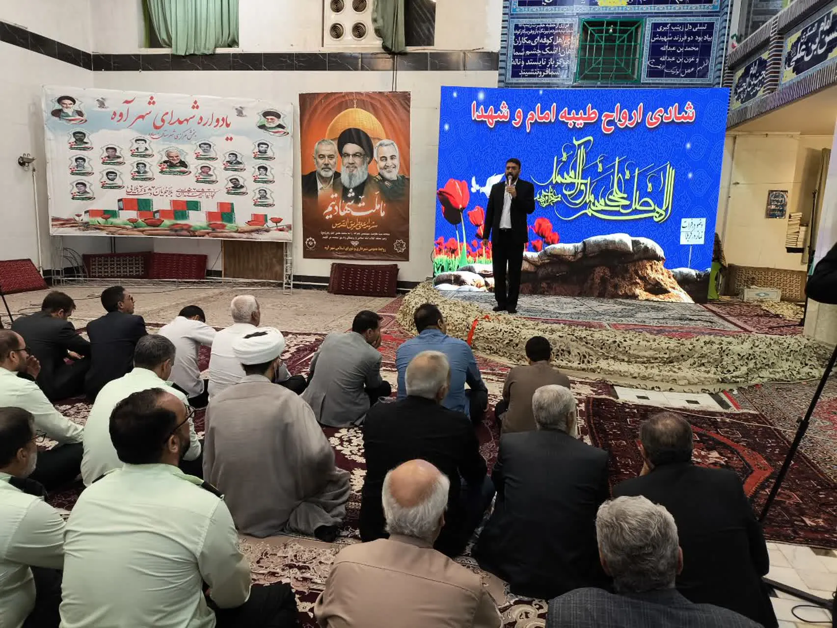یادواره  شهدای آوه برگزار شد
