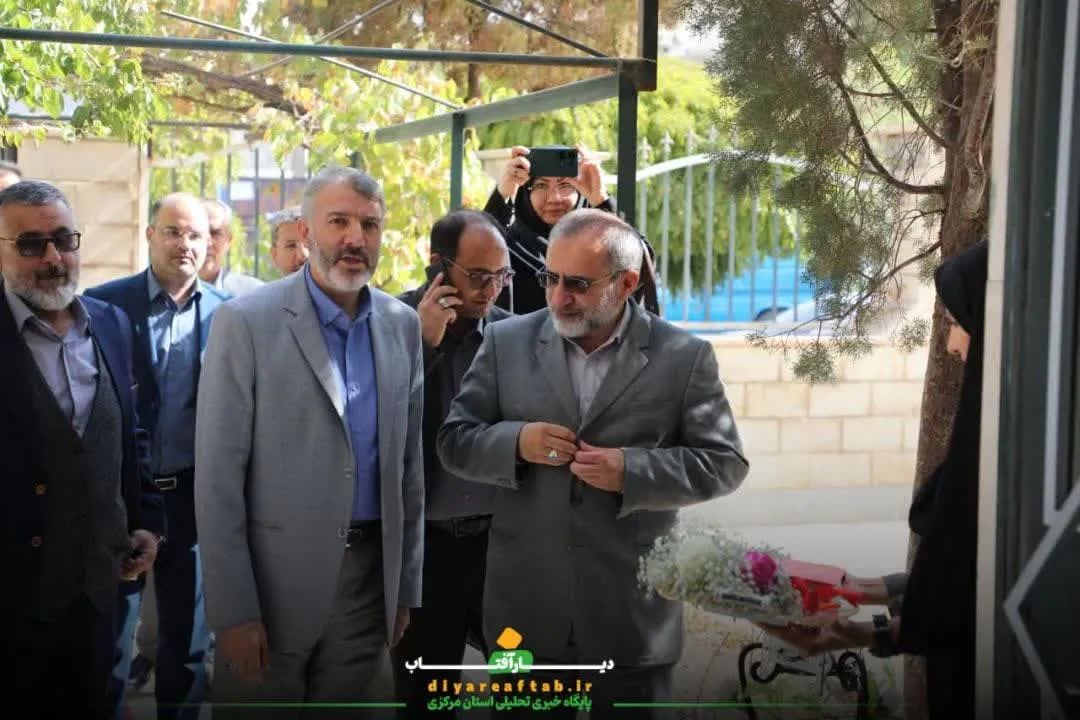 افتتاح خوابگاه دانش‌آموزی شهدای خدمت در اراک