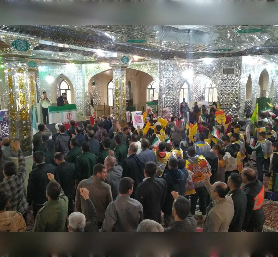 برگزاری راهپیمایی باشکوه ۱۳ آبان در خنداب