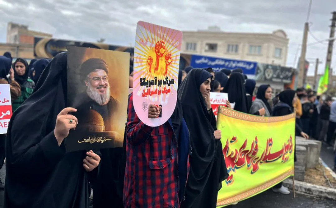 راهپیمایی پرشور ۱۳ آبان در کمیجان