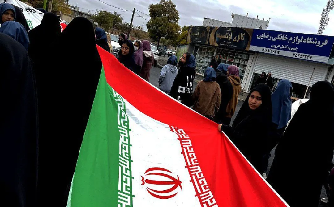 راهپیمایی پرشور ۱۳ آبان در کمیجان