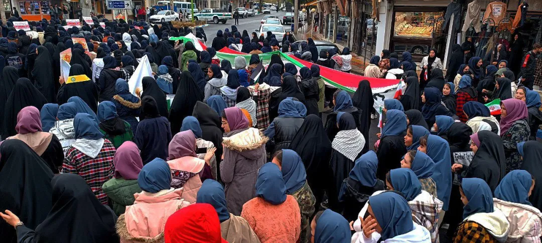 راهپیمایی پرشور ۱۳ آبان در کمیجان