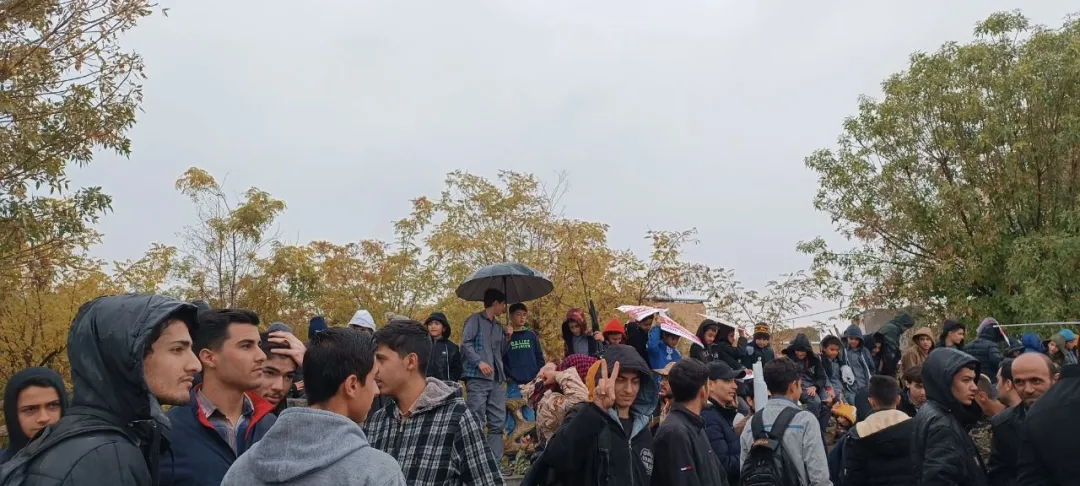 راهپیمایی پرشور ۱۳ آبان در کمیجان