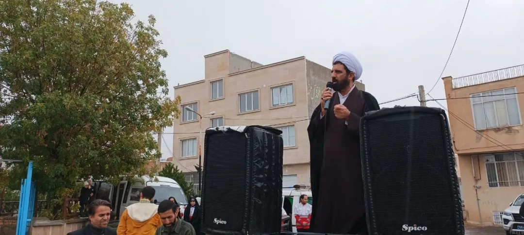 راهپیمایی پرشور ۱۳ آبان در کمیجان