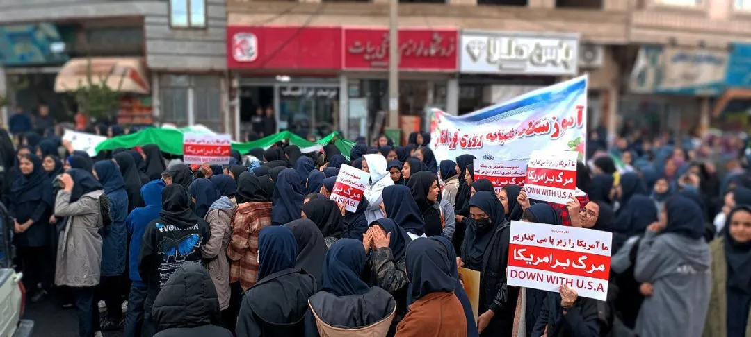 راهپیمایی پرشور ۱۳ آبان در کمیجان