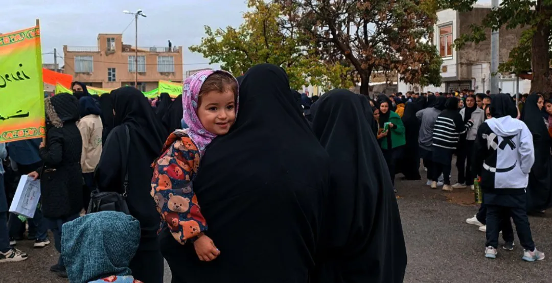راهپیمایی پرشور ۱۳ آبان در کمیجان