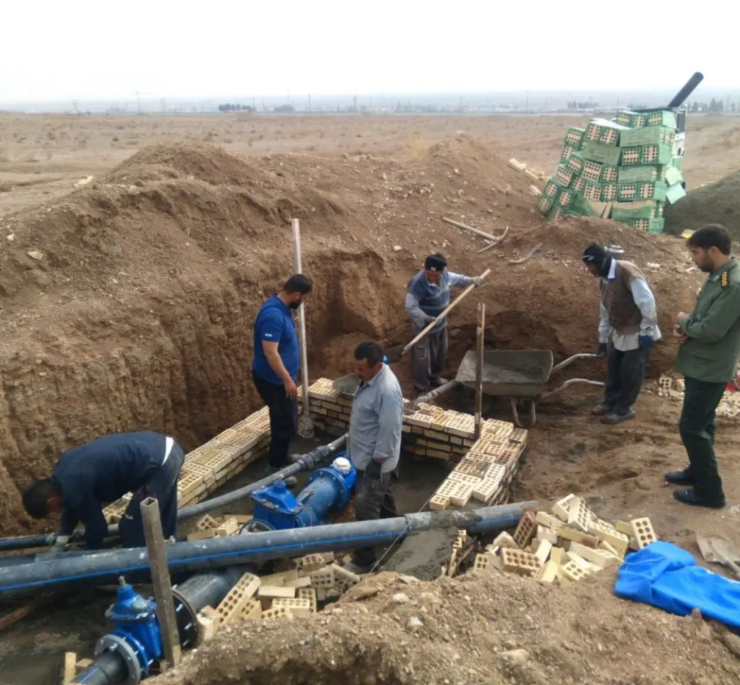 پایان عملیات آبرسانی به روستای باغشیخ ساوه