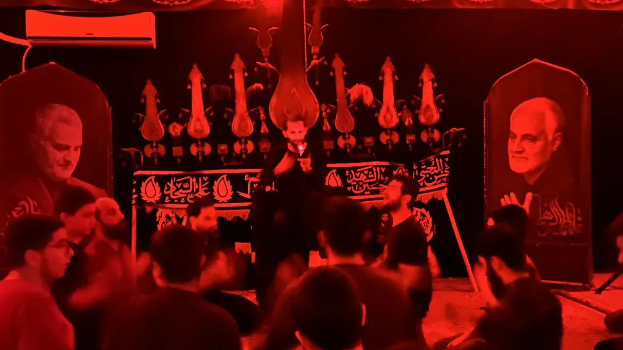 عزاداری نوجوانان ساوجی در سوگ حضرت فاطمه (س)