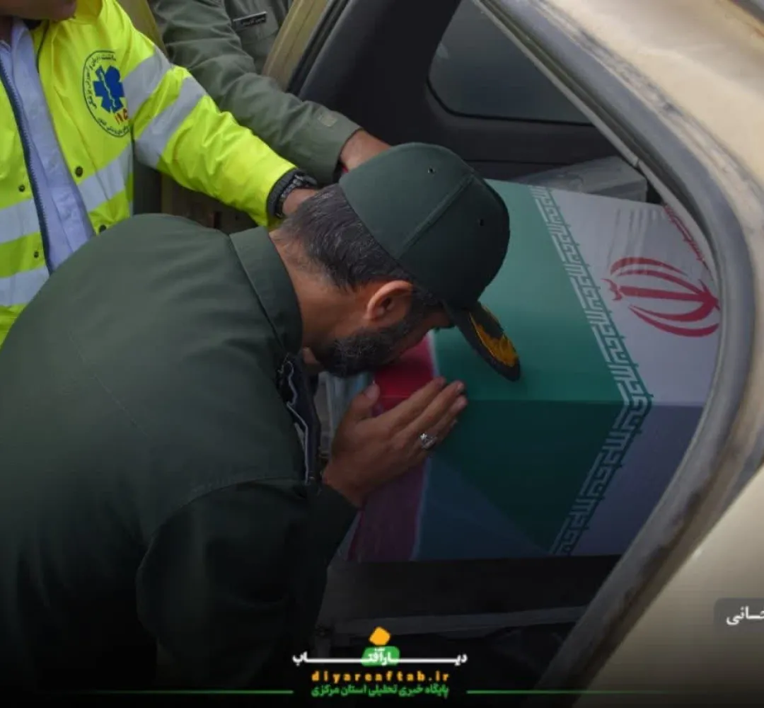 استقبال از پیکر «شهید گمنام» در اراک