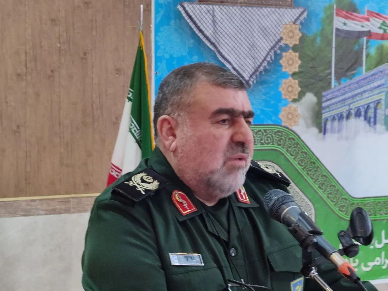 اجتماع باشکوه بسیجیان فراهانی برگزار شد