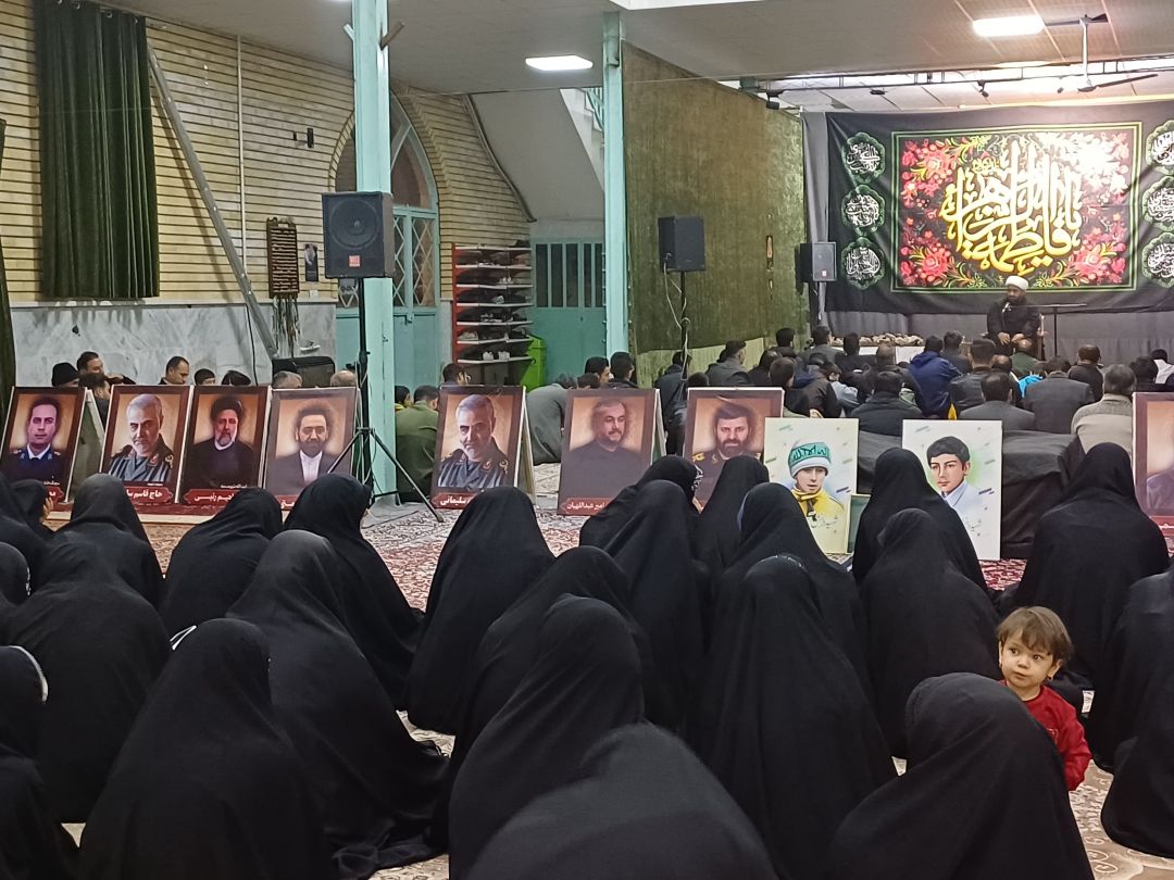 مراسم وداع با شهید گمنام در فراهان