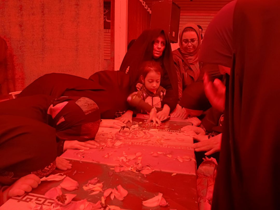 مراسم وداع با شهید گمنام در فراهان
