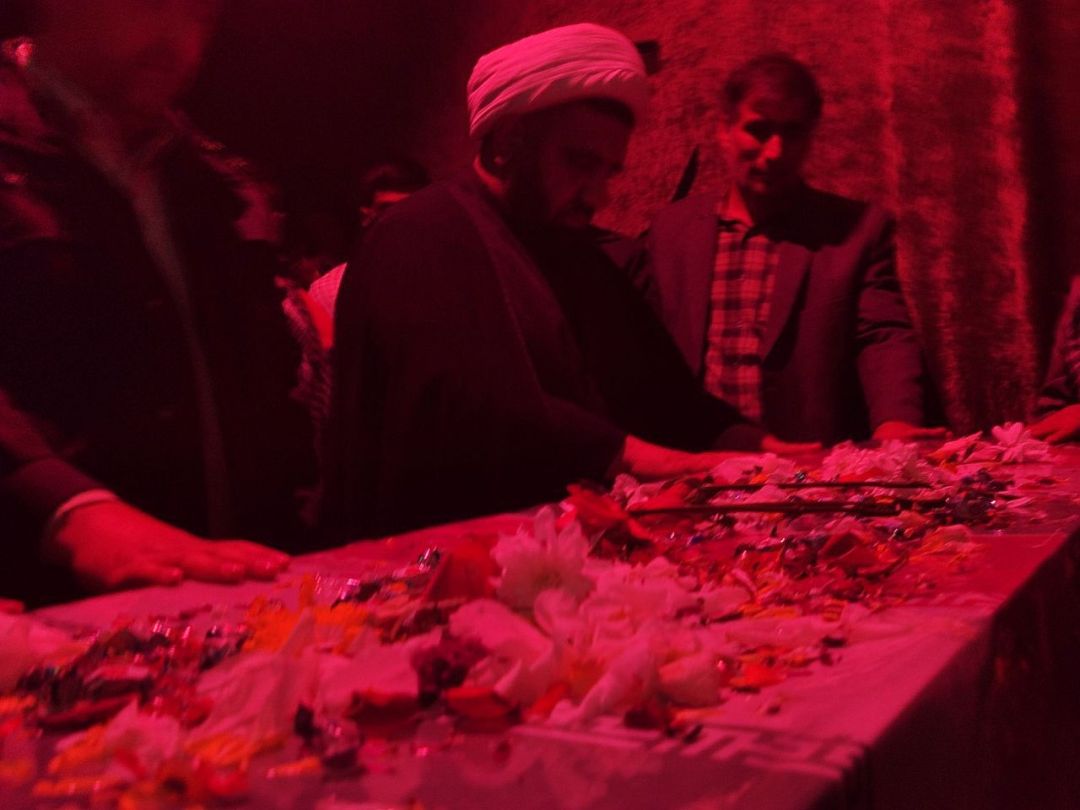 مراسم وداع با شهید گمنام در فراهان