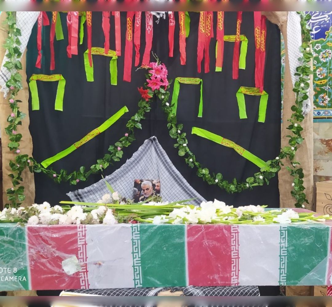 تشییع شهید گمنام در جاورسیان