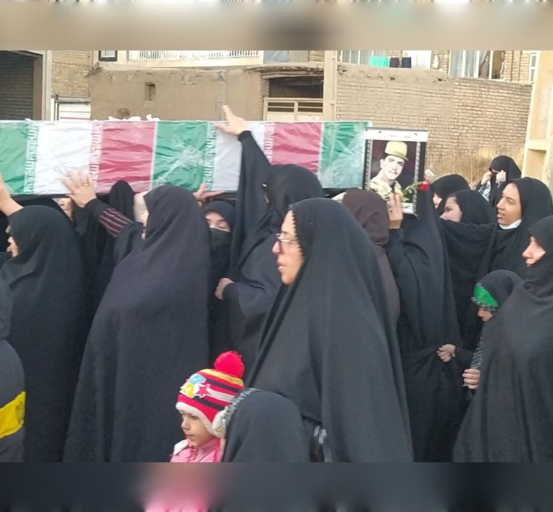 تشییع پیکر مطهر شهید گمنام در خنداب