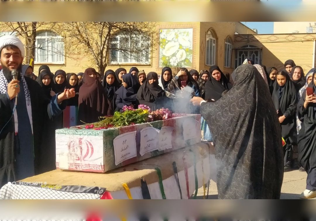 تشییع شهید گمنام در روستای «ایجان»