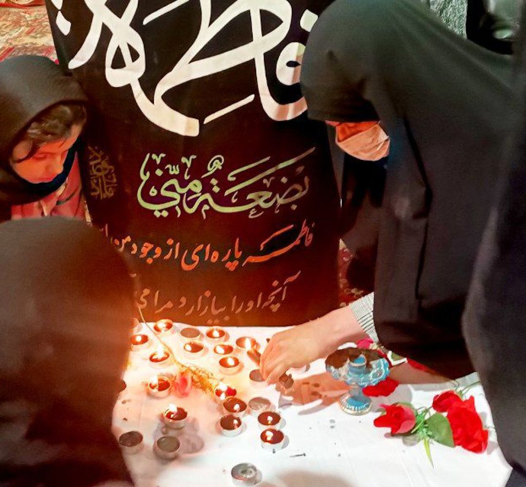 مراسم عزاداری شهادت حضرت زهرا (س) در کمیجان