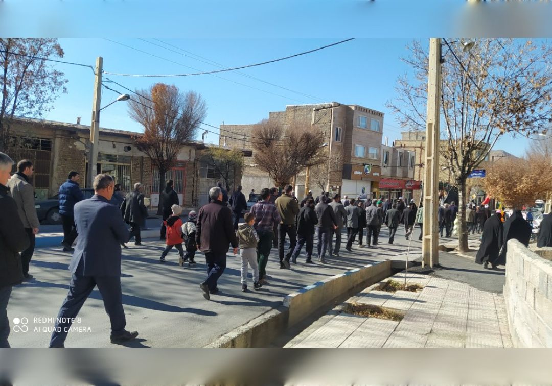 مراسم عزاداری در خنداب برگزار شد
