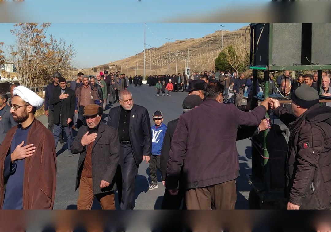 مراسم عزاداری در خنداب برگزار شد