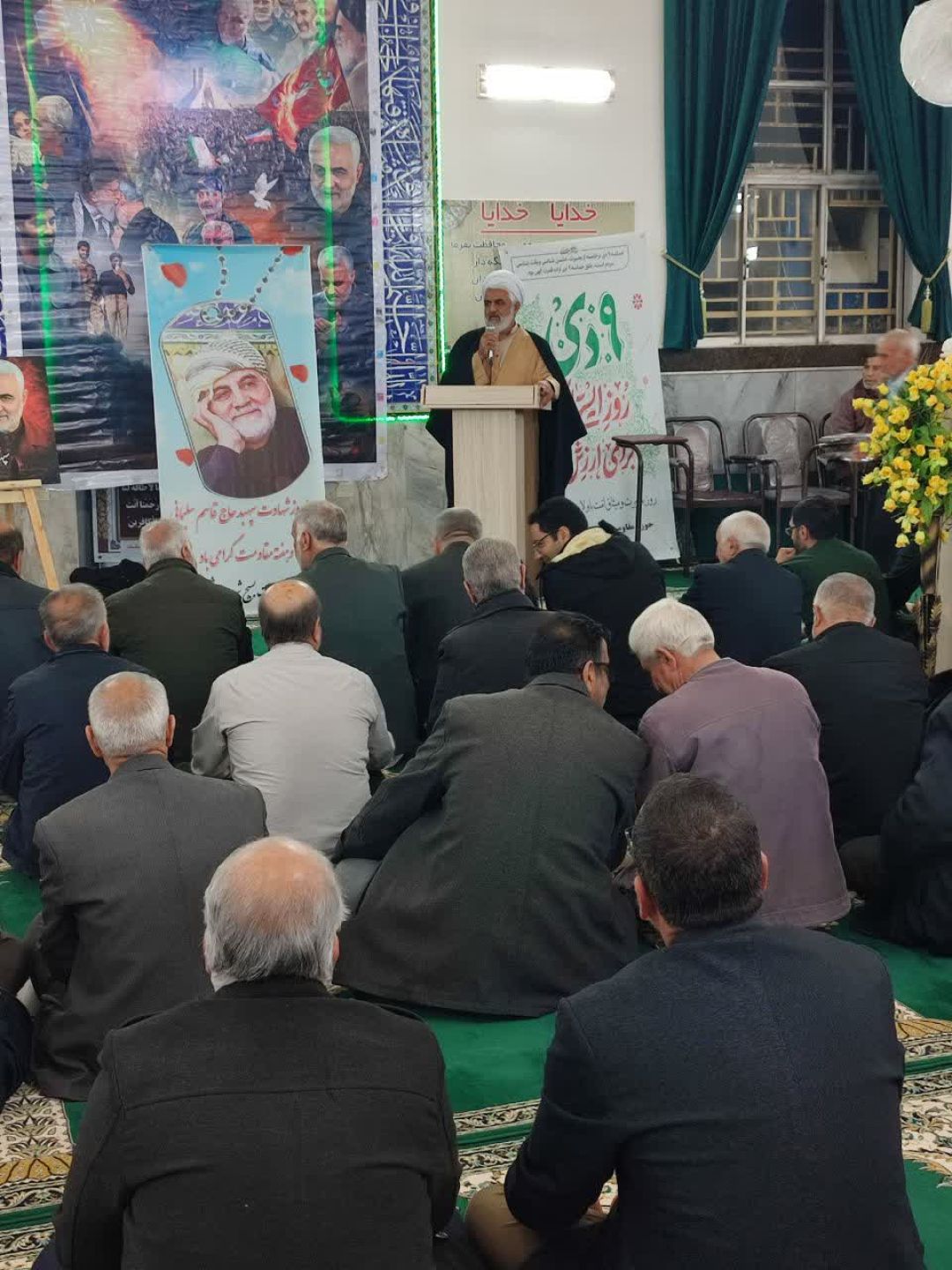 مراسم گرامیداشت حماسه ۹ دی در زرندیه