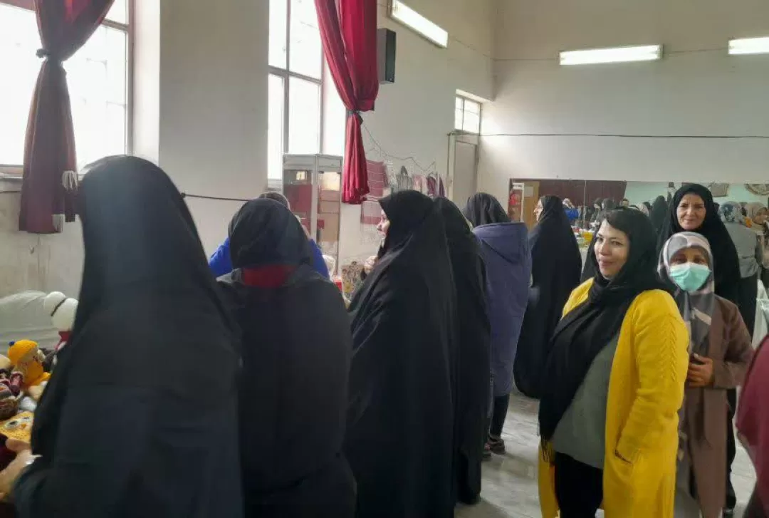 افتتاح نمایشگاه عرضه محصولات بانوان کارآفرین ساوجی