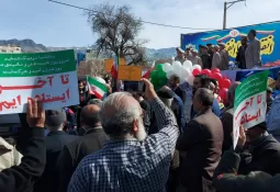 خلق حماسه مردم تفرش در راهپیمایی