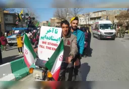 حضور باشکوه مردم خنداب در راهپیمایی