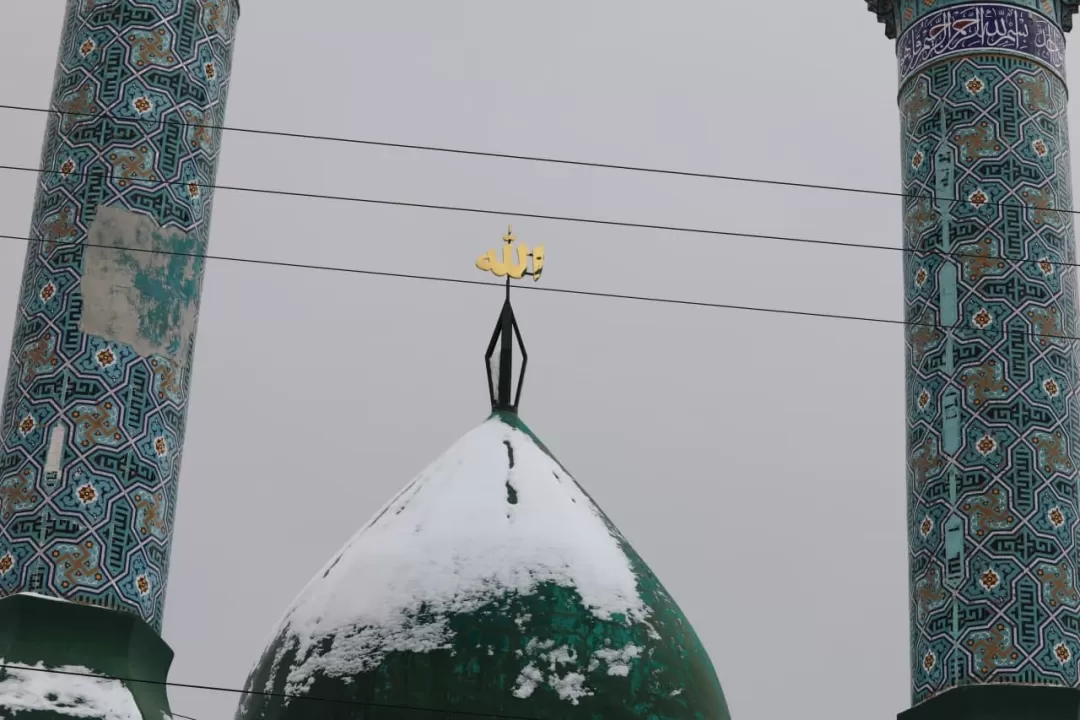 اراک در یک روز برفی