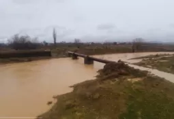 سیلاب در روستای اسفندان کمیجان