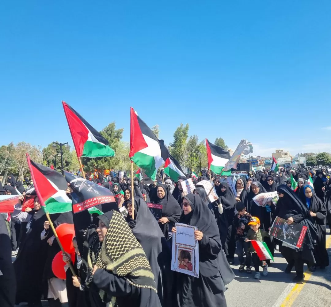 فریاد آزادی قدس شریف در ساوه