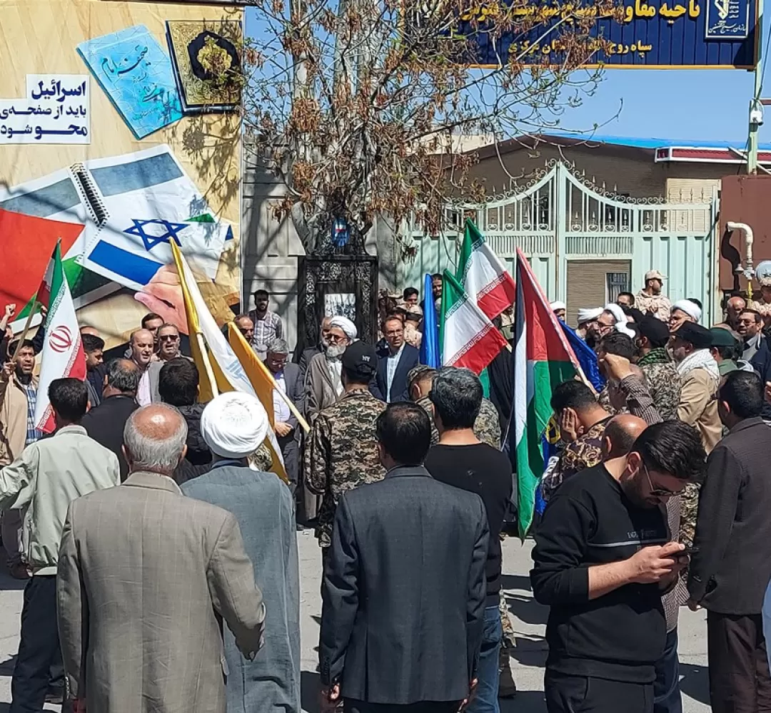 شکوه حضور مردم تفرش در قدردانی از سربازان اسلام