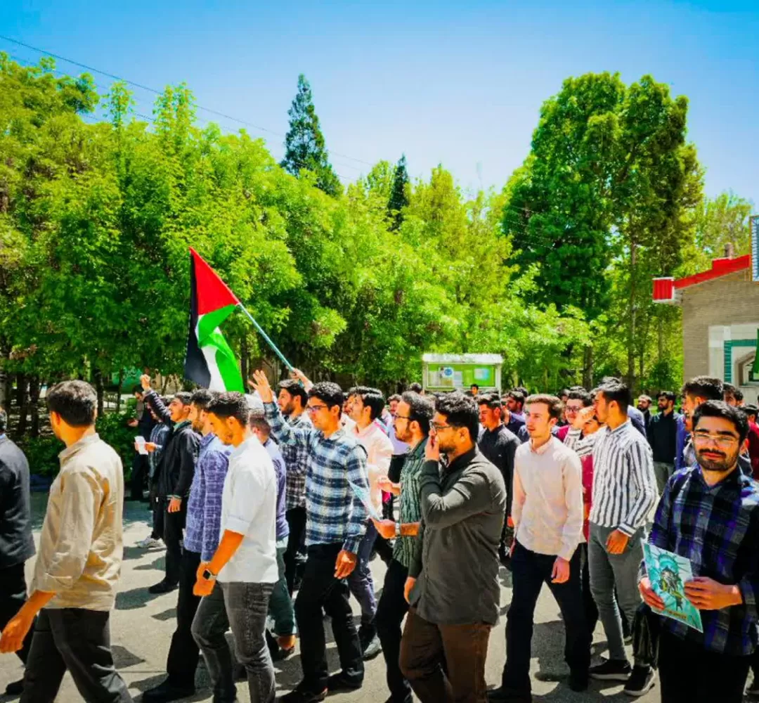 اعلام همبستگی دانشجویان اراک با آزادیخواهان حامی فلسطین