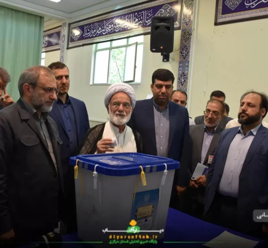 لحظه رأیگیری امام جمعه اراک