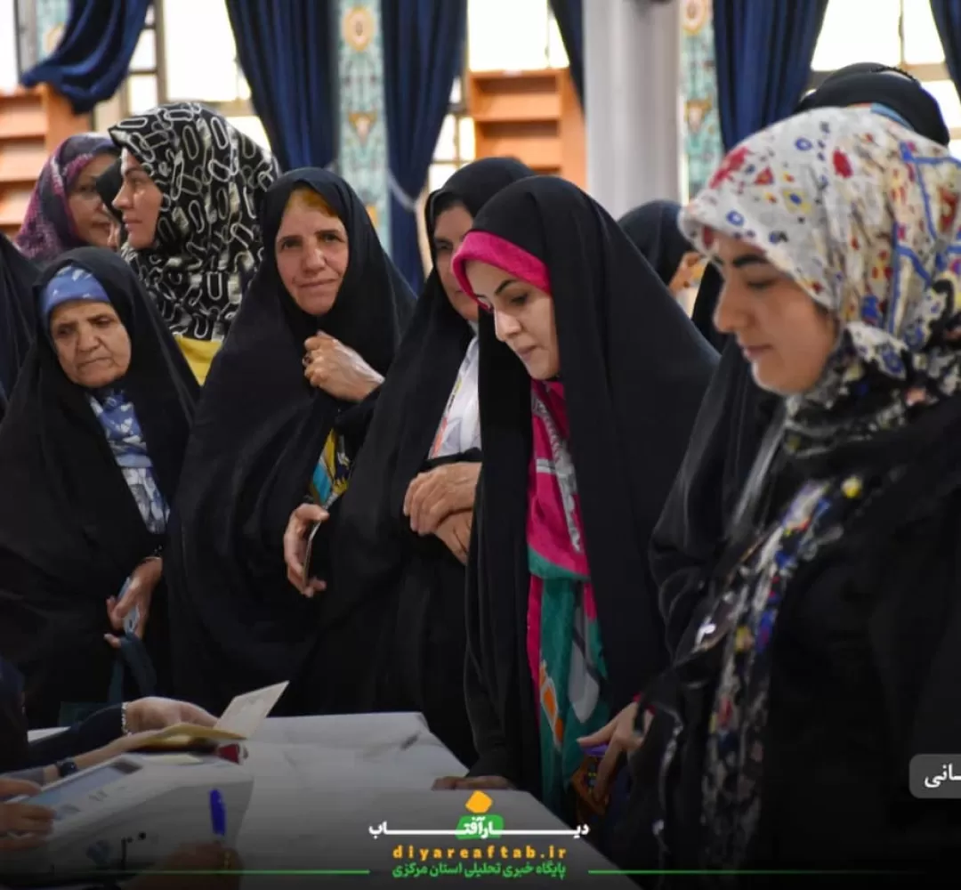 حضور باشکوه مردم اراک در انتخابات