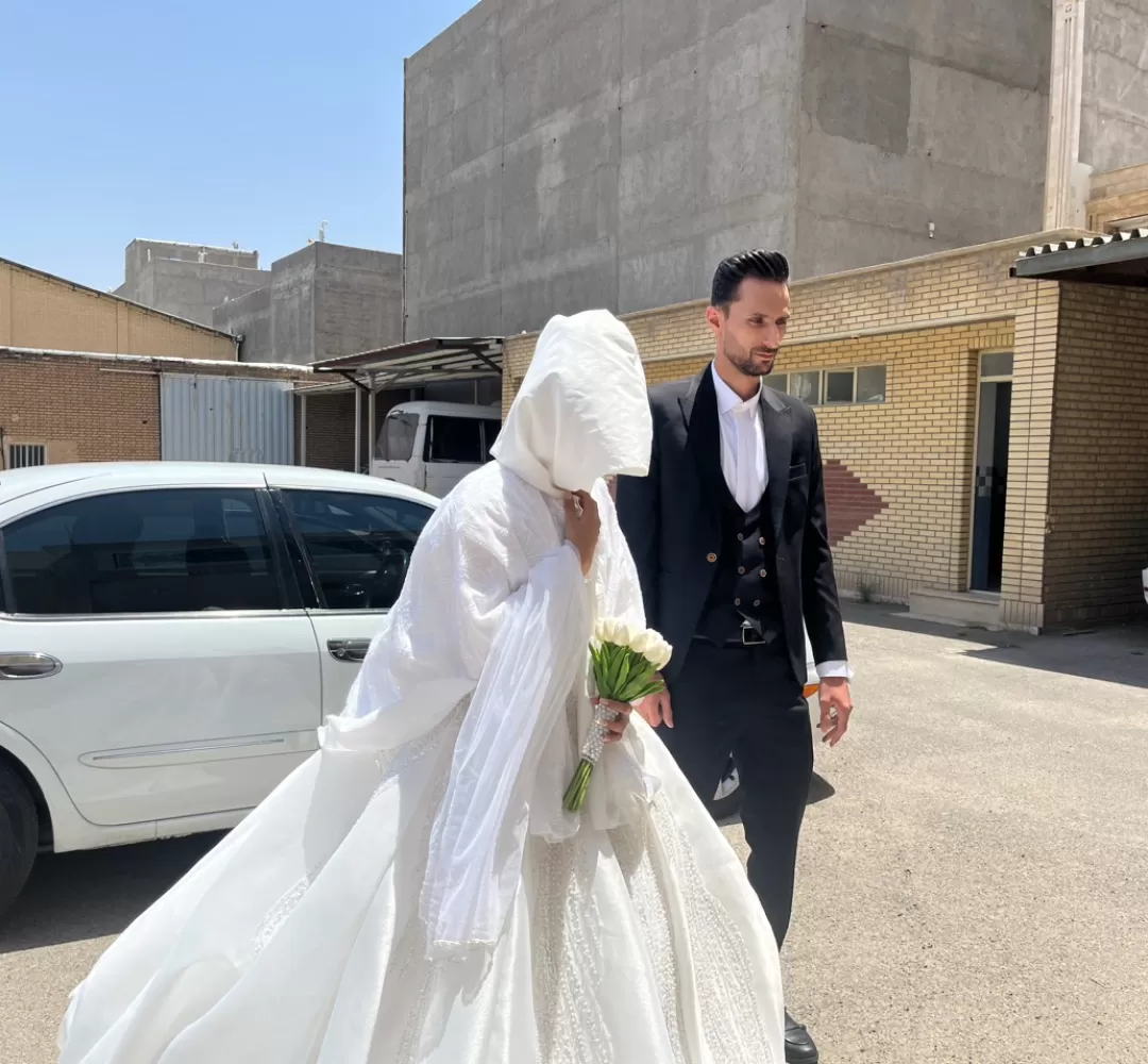 عروس و داماد حماسه آفرین زرندیه