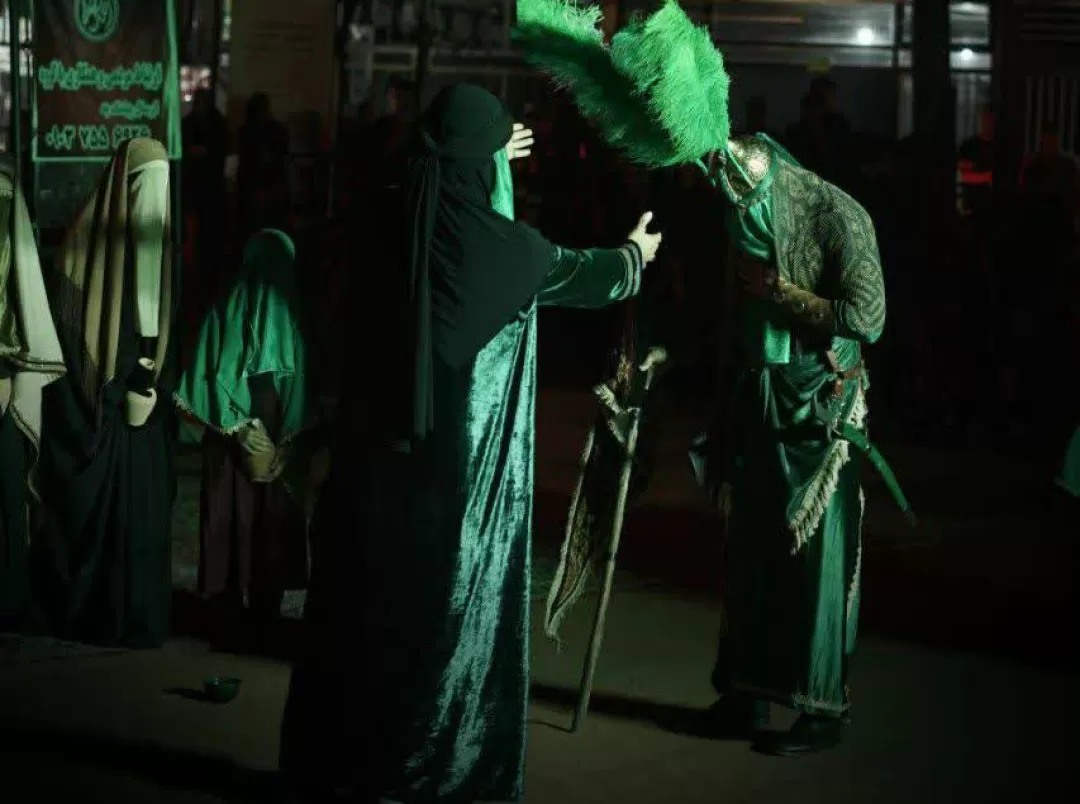 نمایش عاشورایی در ساوه اجرا شد