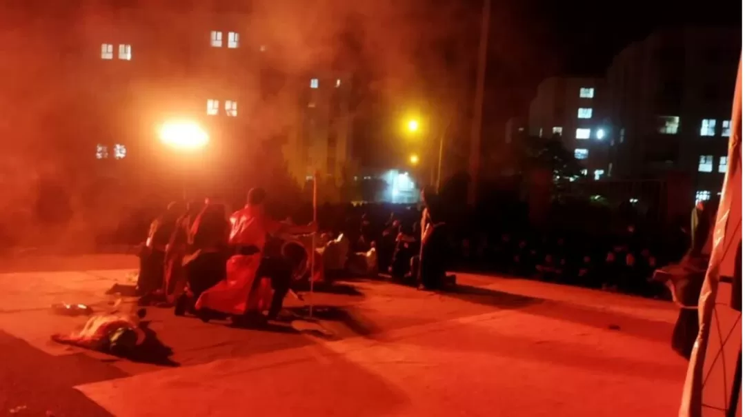 نمایش عاشورایی در ساوه اجرا شد