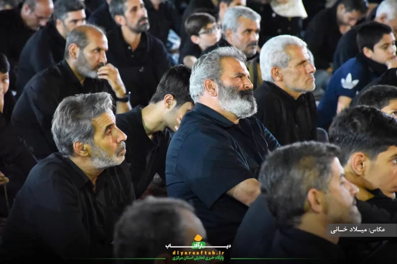 مراسم عزاداری شب هشتم محرم در اراک