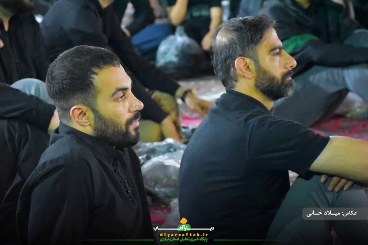 مراسم عزاداری شب هشتم محرم در اراک