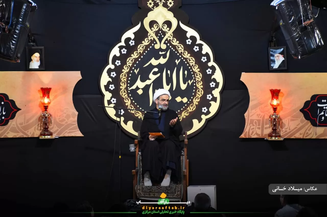 مراسم عزاداری شب هشتم محرم در اراک