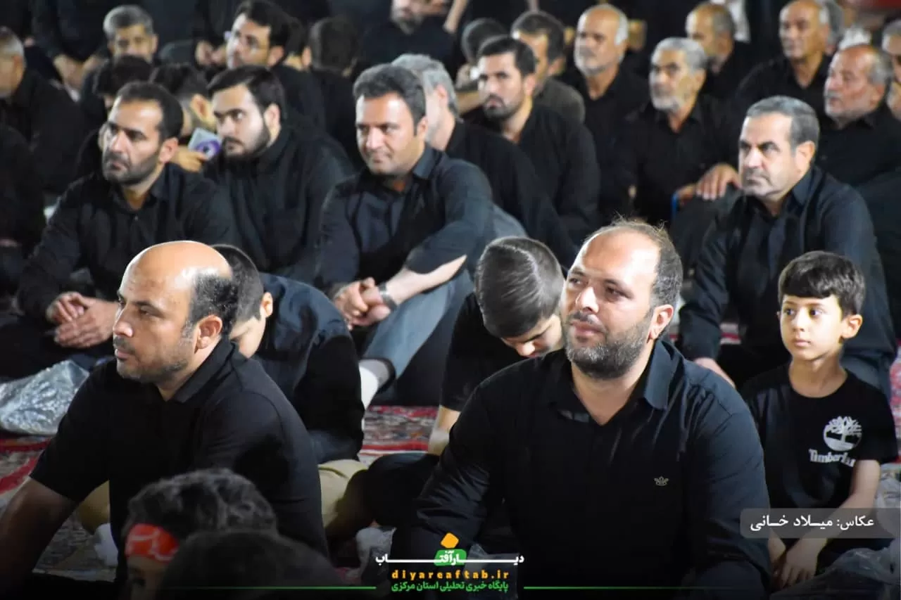 مراسم عزاداری شب هشتم محرم در اراک