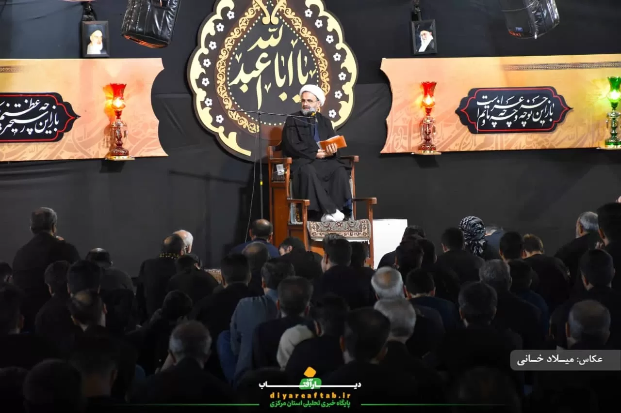 مراسم عزاداری شب هشتم محرم در اراک